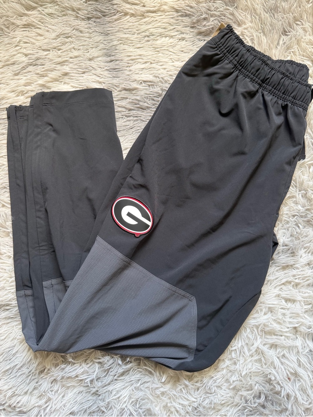 Nike Black & Gray Men's Joggers with Team Logo